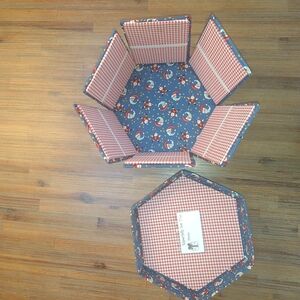 Hexagonal Fabric Storage Basket